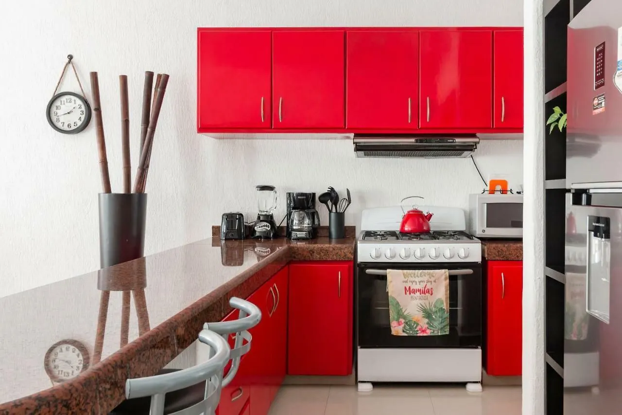 Mamitas Penthouse Daire Playa del Carmen Meksika